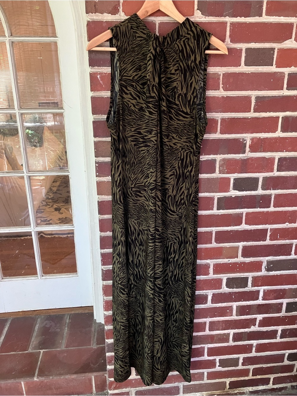 Halogen Olive Green Tiger Print Maxi - Picture 1 of 4